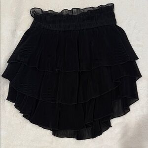 Alice McCall Black Ruffled Mini Skirt